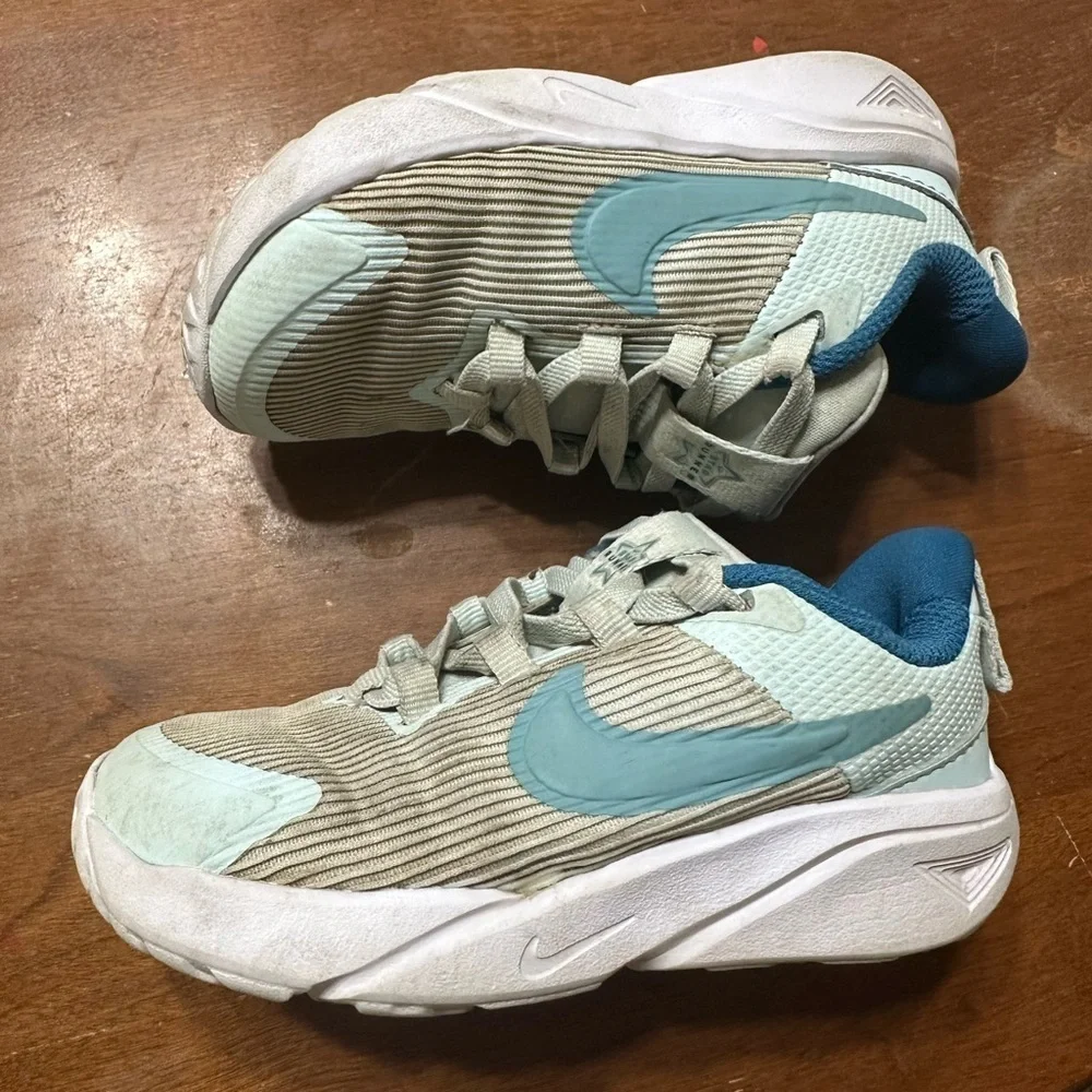Nike Kids Sneakers - Blue and Gray